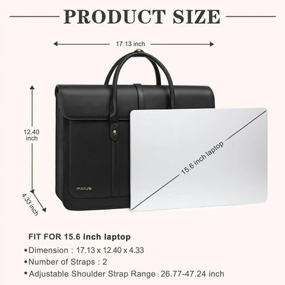 PU Leather Computer Shoulder Bag