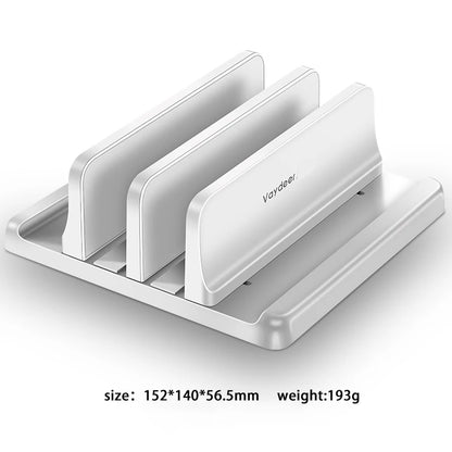 Vertical Dual Slot Laptop/Tablet Adjustable Stand