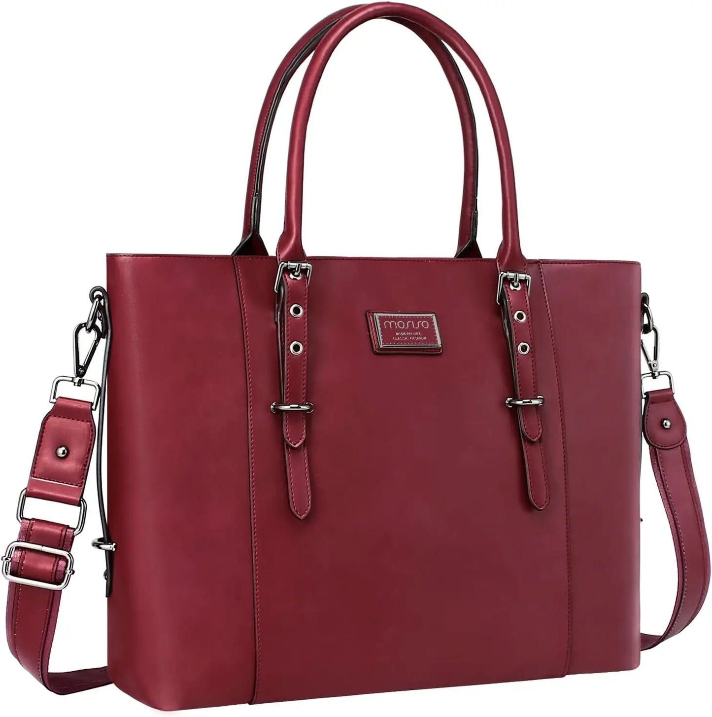 PU Leather Laptop Tote Bag