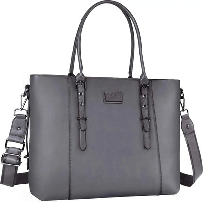 PU Leather Laptop Tote Bag