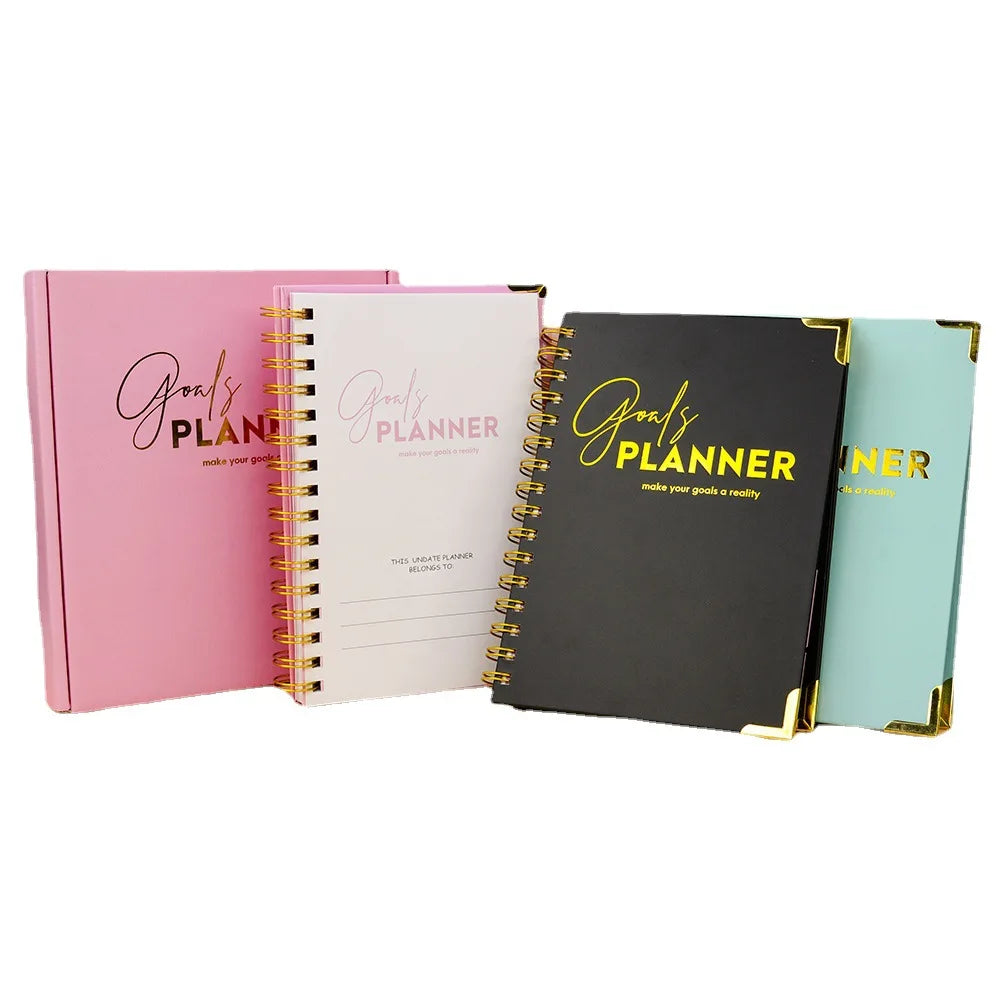 A5 Size Weekly Planner, Goal, Habit,  and Journal