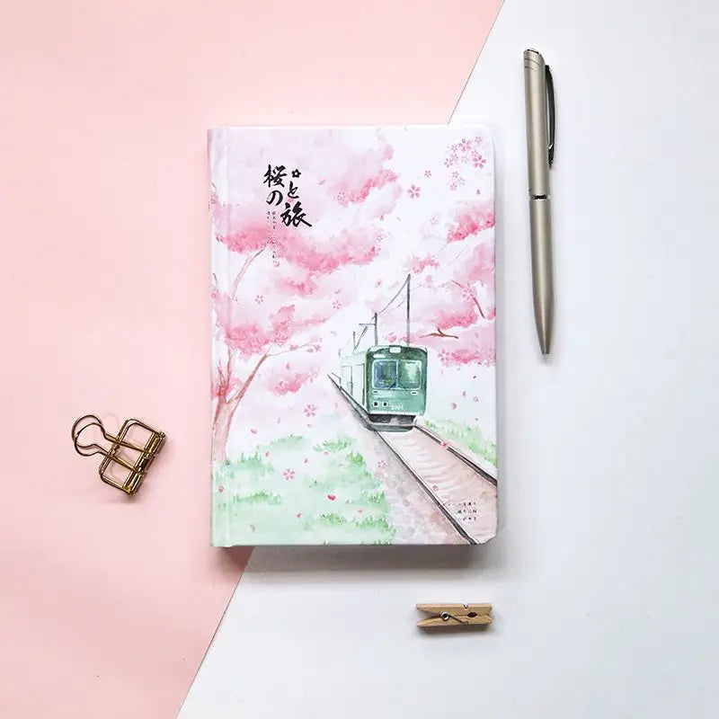 B6 Sakura Cherry Blossom Hardcover Notebook