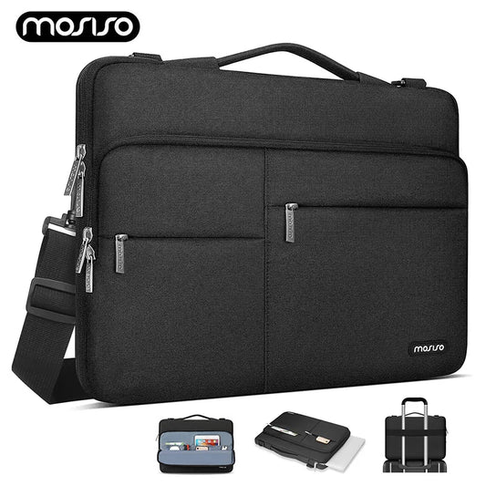 Laptop Messenger Bag - Black