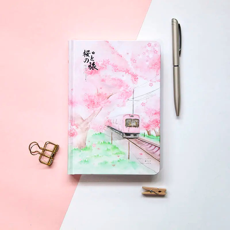 B6 Sakura Cherry Blossom Hardcover Notebook