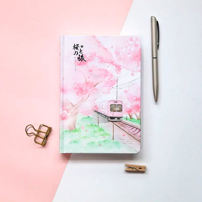B6 Sakura Cherry Blossom Hardcover Notebook