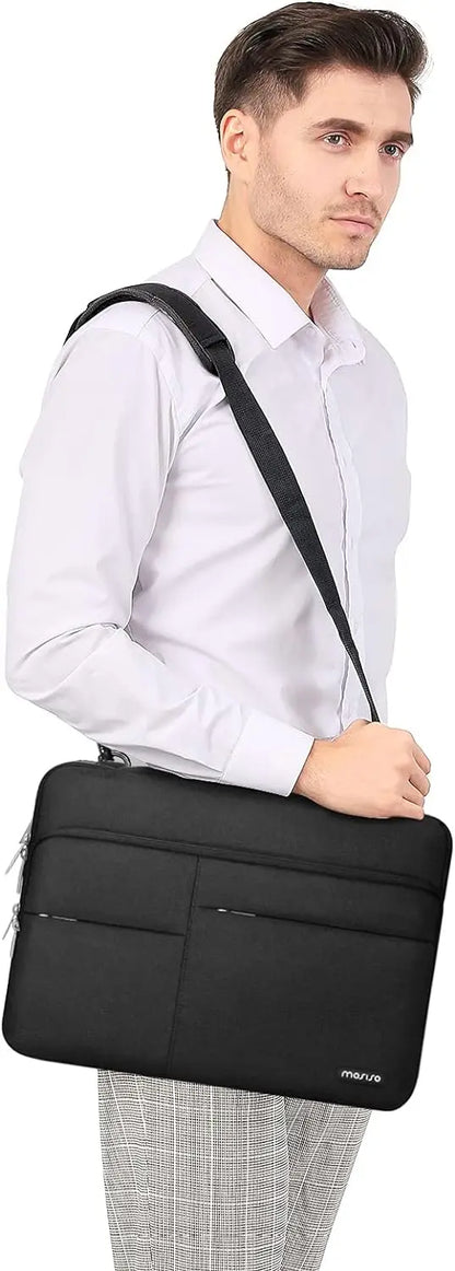 Laptop Messenger Bag - Black