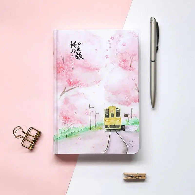 B6 Sakura Cherry Blossom Hardcover Notebook
