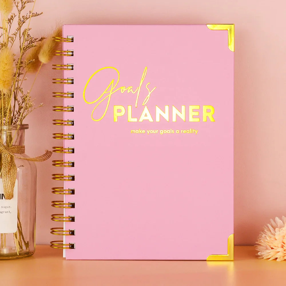 A5 Size Weekly Planner, Goal, Habit,  and Journal
