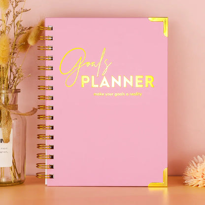 A5 Size Weekly Planner, Goal, Habit,  and Journal