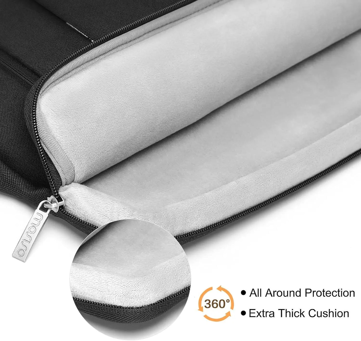 Laptop Messenger Bag - Black