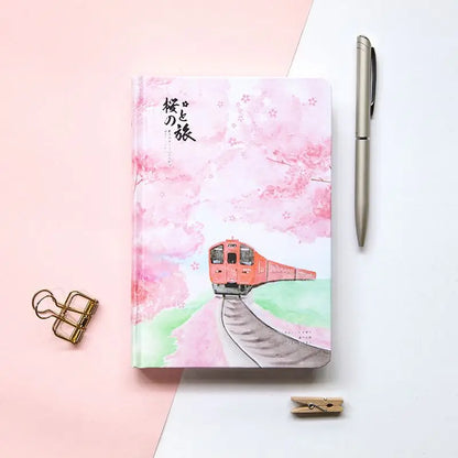 B6 Sakura Cherry Blossom Hardcover Notebook