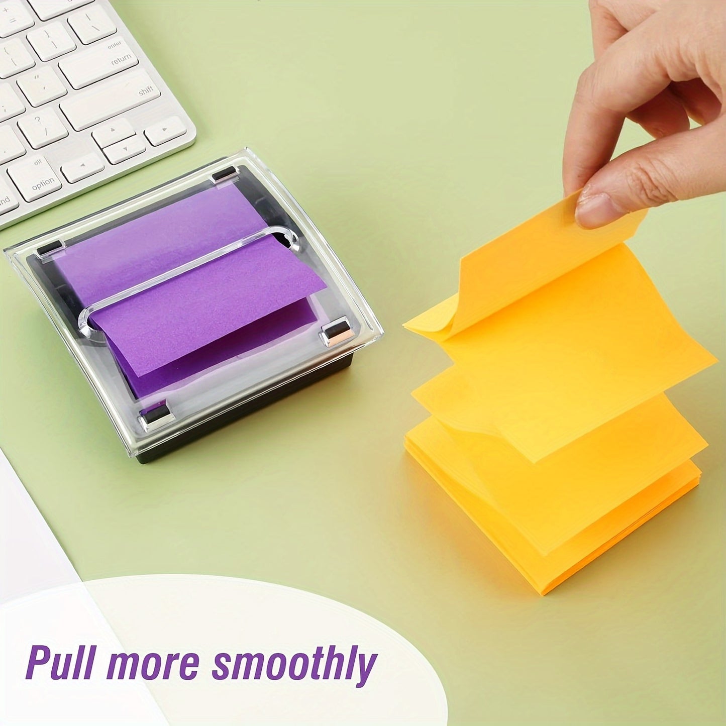 Crystal Clear Sticky Note Dispenser