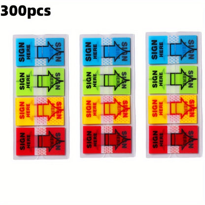 Self-Adhesive "Sign Here" Arrow Flags