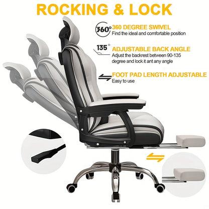 Silla de oficina para computadora - 4 opciones de color 