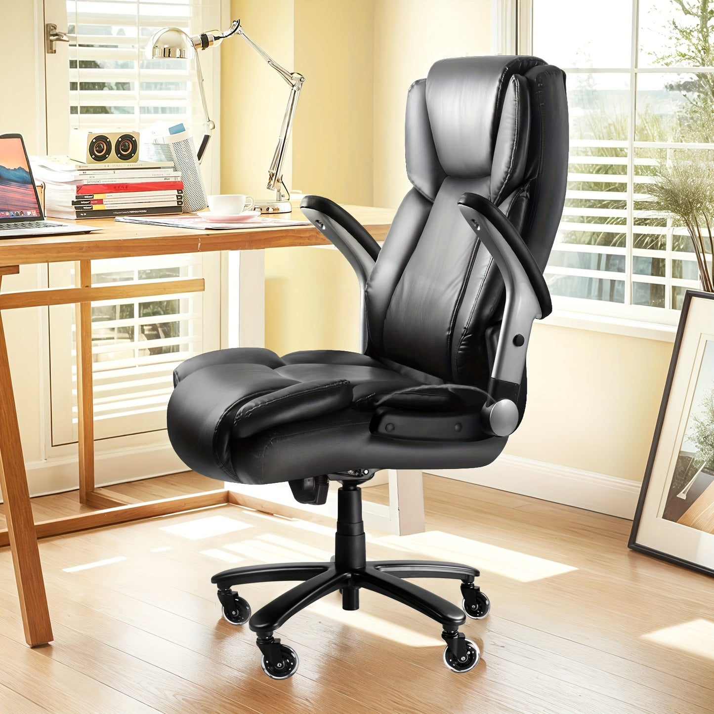 Chaise de bureau robuste, grande et haute - 4 options de couleurs