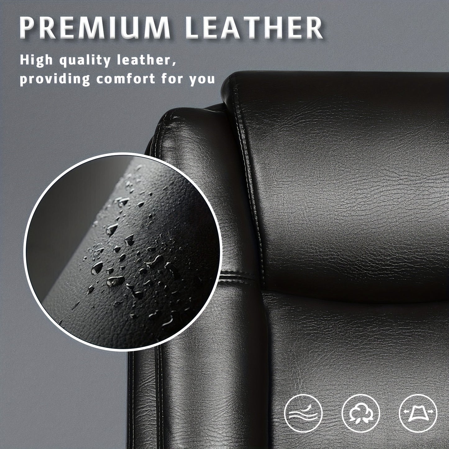 Silla de oficina ejecutiva ergonómica - 5 opciones de color