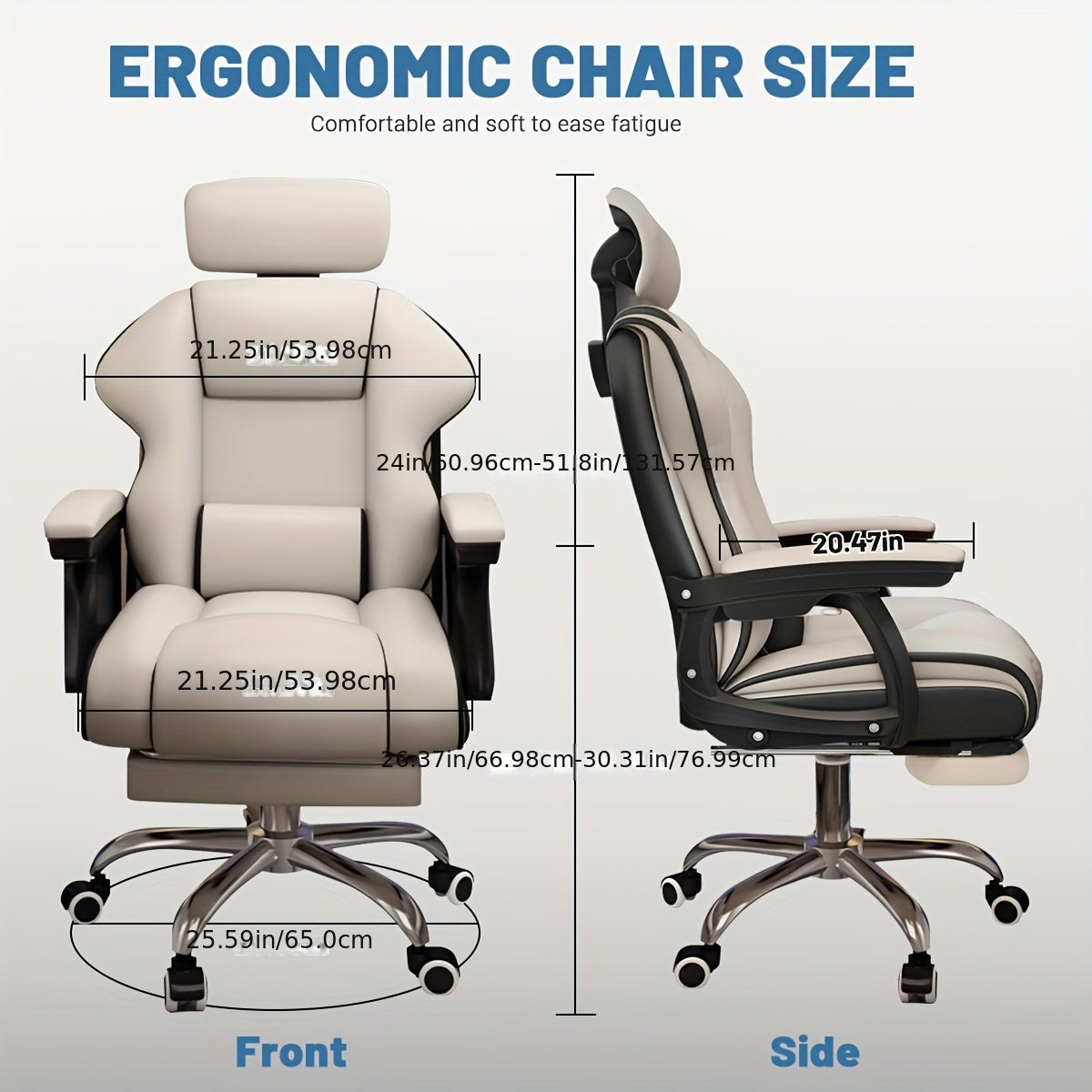 Silla de oficina para computadora - 4 opciones de color 