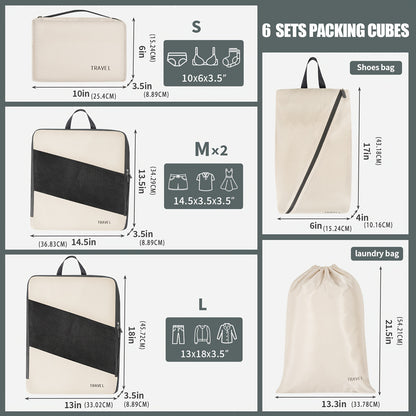 6pk Compression Packing Cubes