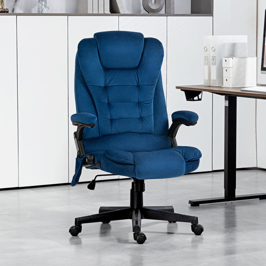 Silla de oficina ergonómica ejecutiva azul
