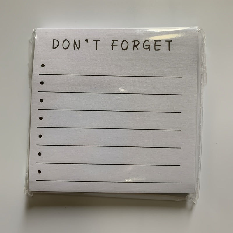 80 Sheets Sticky Memo Pads - 3 x 3in Lined Notepads