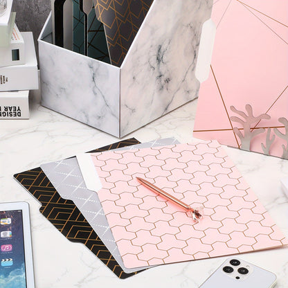 45pk Decorative Letter-Size File Folders with 1/3 Cut Tabs - 9.5 x 11.5in