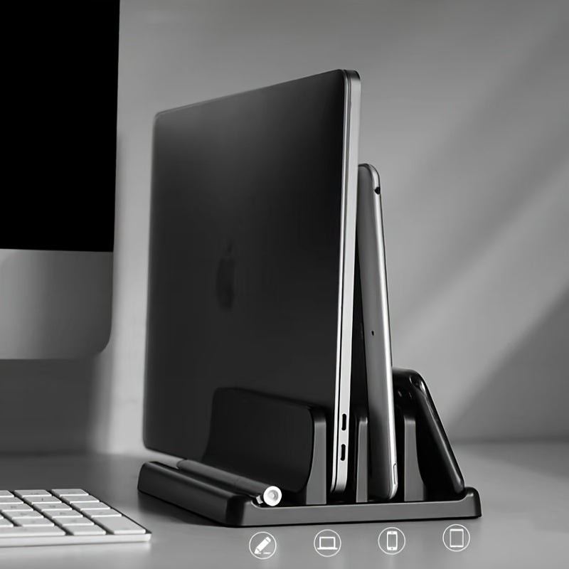 Vertical Laptop & Tablet Stand - Black