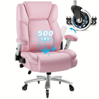 Chaise de bureau robuste, grande et haute - 4 options de couleurs