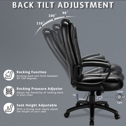 Silla de oficina ejecutiva ergonómica - 5 opciones de color