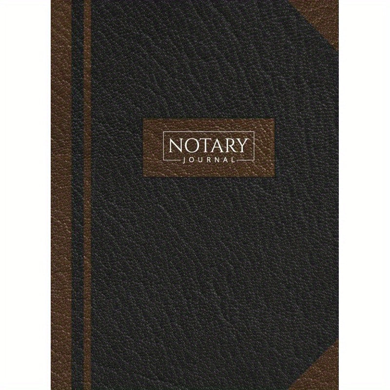 Hardcover Notary Journal - 390 Entries