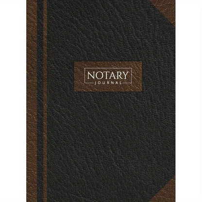 Hardcover Notary Journal - 390 Entries