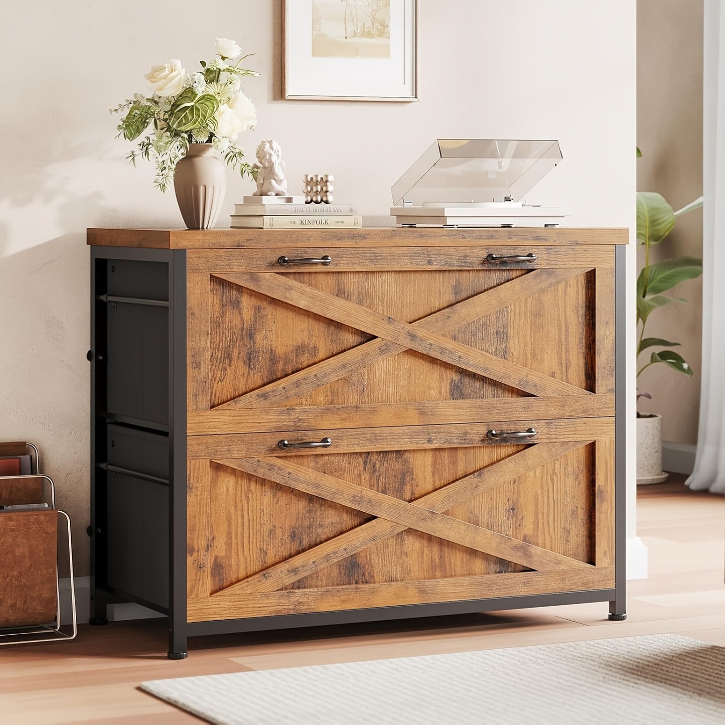 Classeur métallique à 2 tiroirs pour documents de format lettre, légal et A4