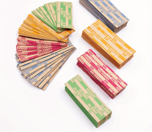 132pcs Coin Wrapping Paper - Flat