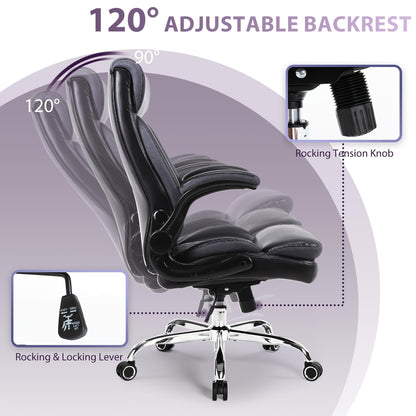 Silla de oficina ergonómica ejecutiva - 3 opciones de color