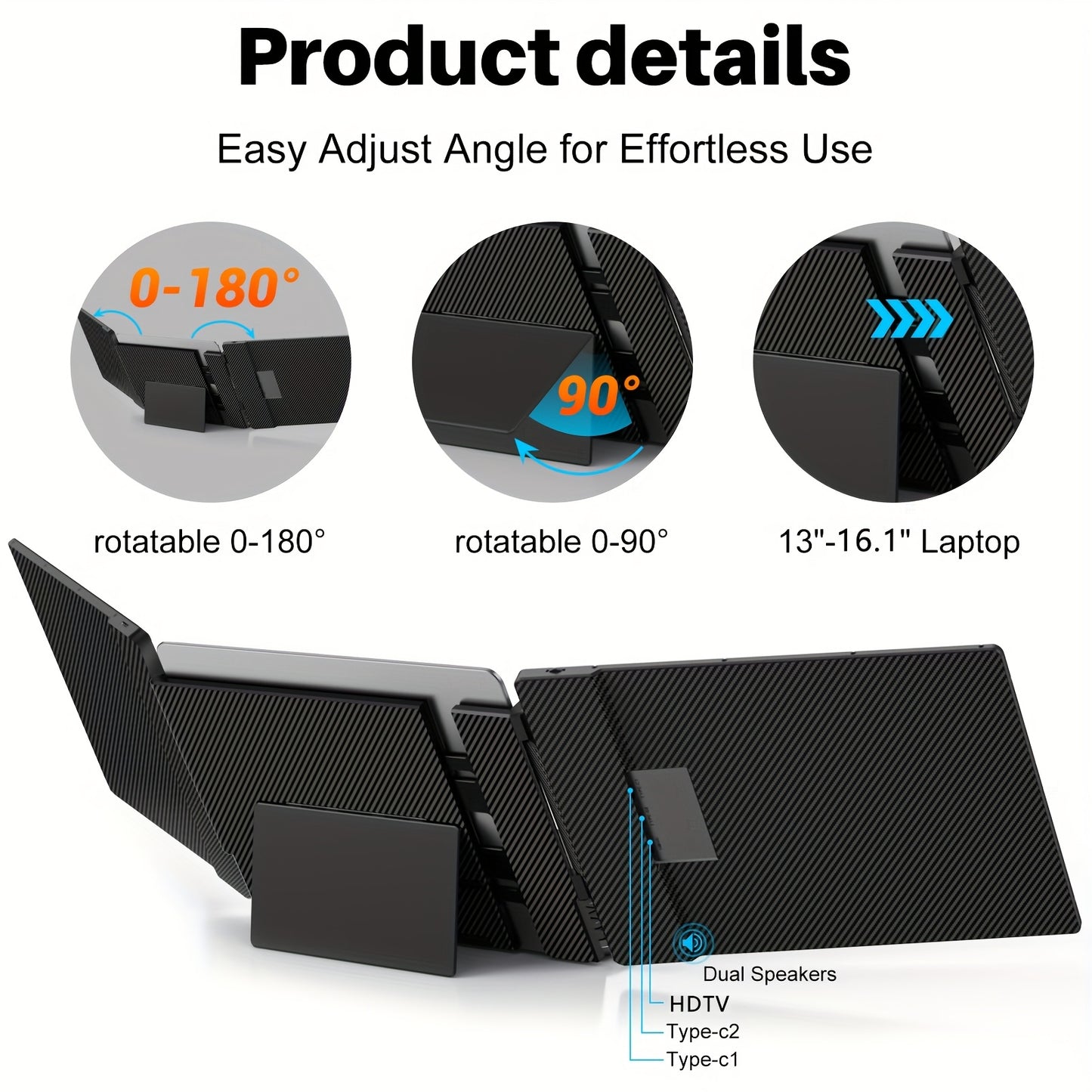 14in Laptop Screen Extenders - For Laptops 13 - 16.5"
