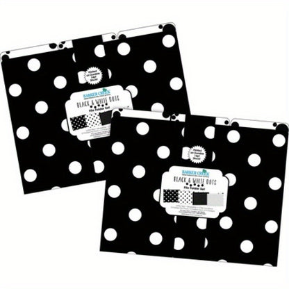 24pk Black and White Letter-Size File Folders Multi-Design