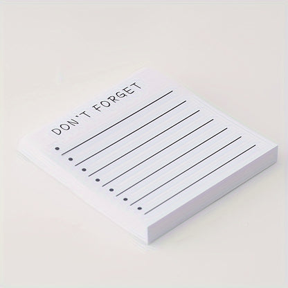 80 Sheets Sticky Memo Pads - 3 x 3in Lined Notepads