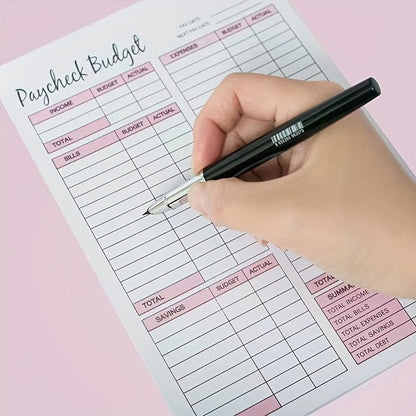 Planificateur de budget de paie de 50 feuilles : Suivi des dépenses budgétaires non daté 