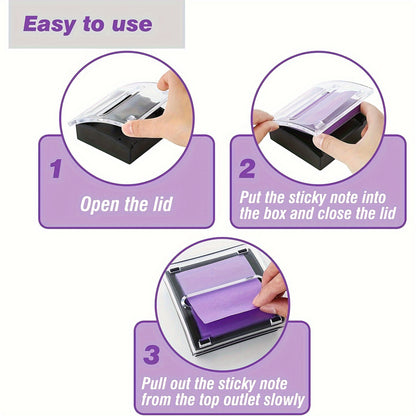 Crystal Clear Sticky Note Dispenser