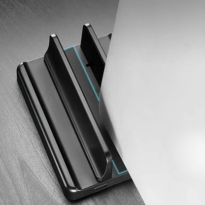 Vertical Laptop & Tablet Stand - Black